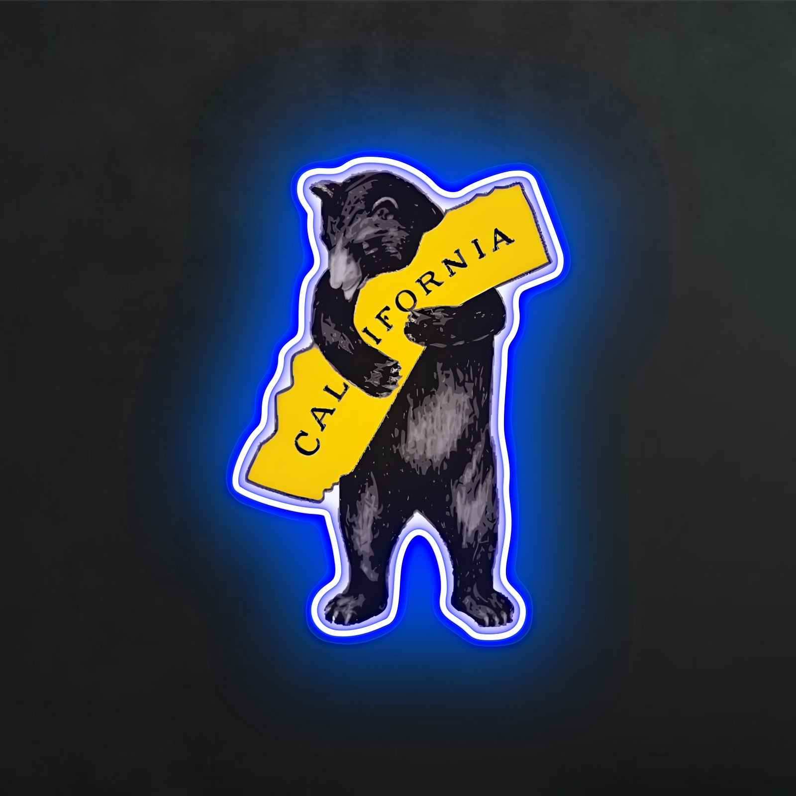 ShineNeon™ California Bear LED Neon Sign USB Powered Wall Decor for Bedroom Office Game Room