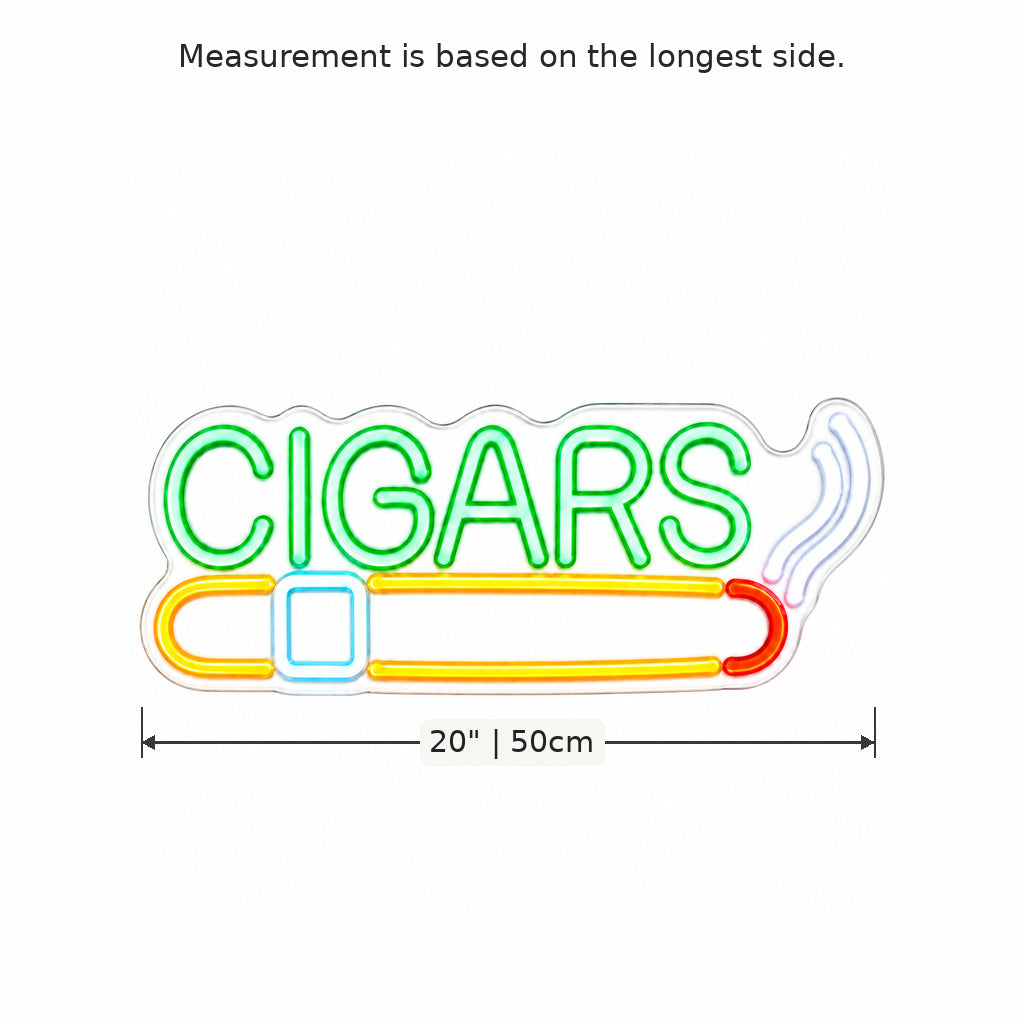 Cigars And Single Cigar LED Neon Sign image 5