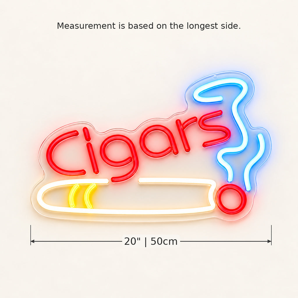 Cigars And Smoke LED Neon Sign image 5