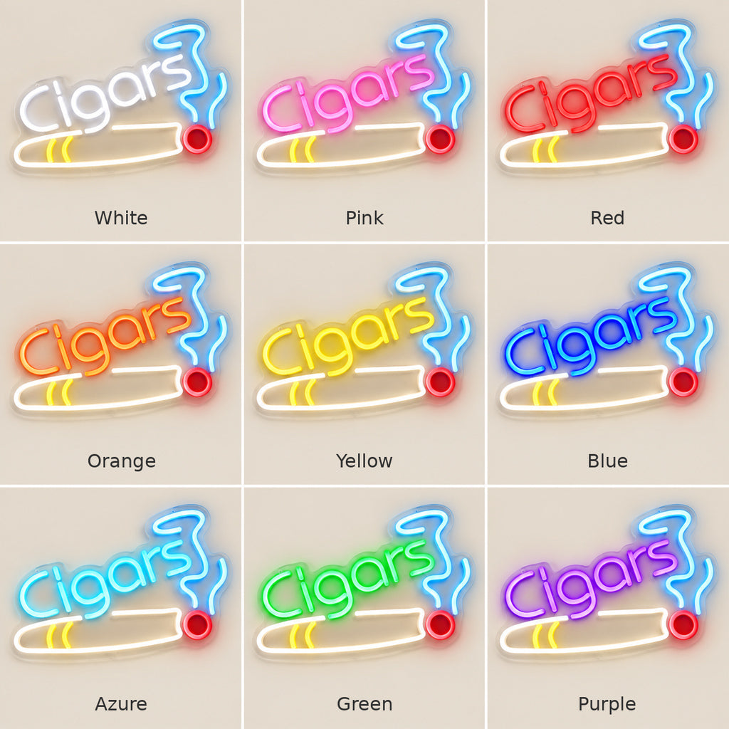 Cigars And Smoke LED Neon Sign image 4