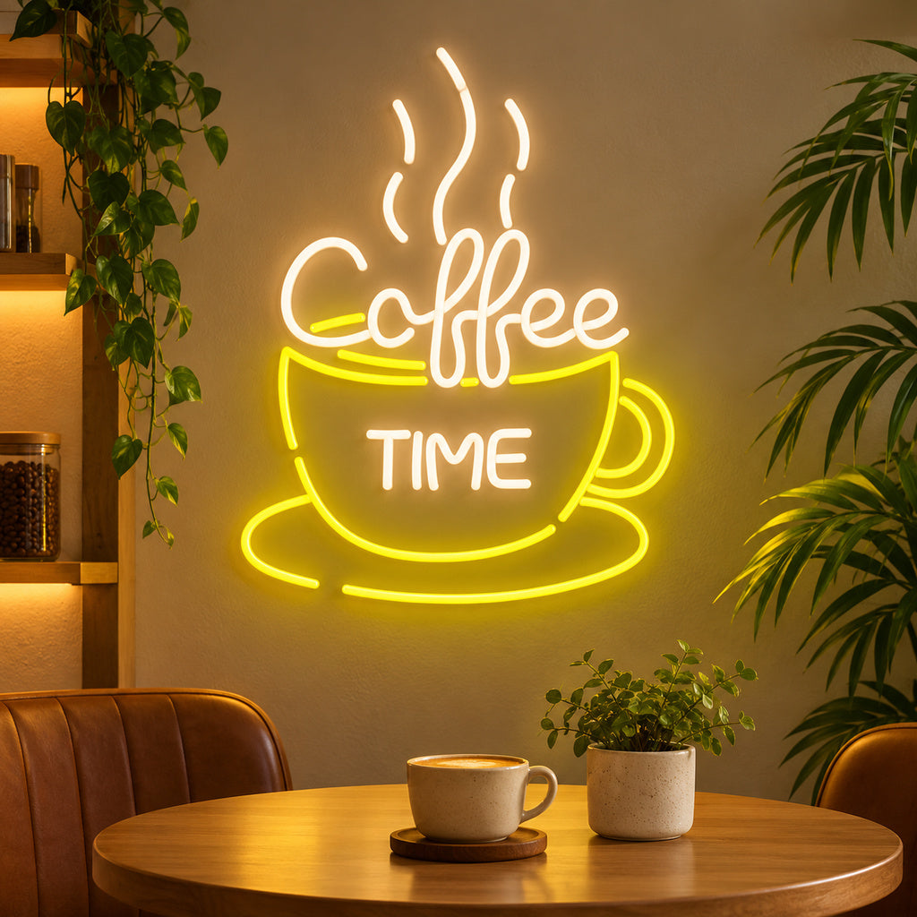 Coffee Time Cup LED Neon Sign image 2