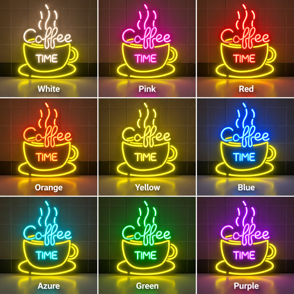 Coffee Time Cup LED Neon Sign image 4