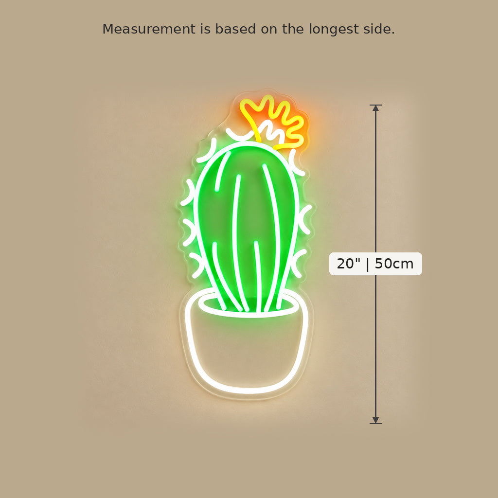 Crowned Cactus LED Neon Sign image 5