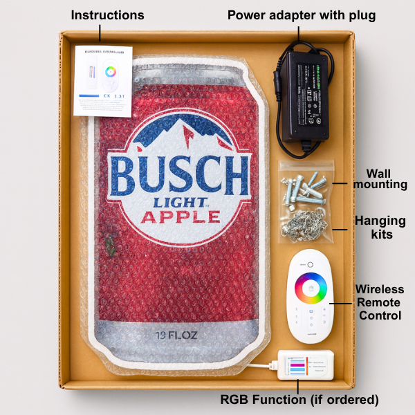 Beer Neon Sign for Bar Cave Business & Christmas Gift