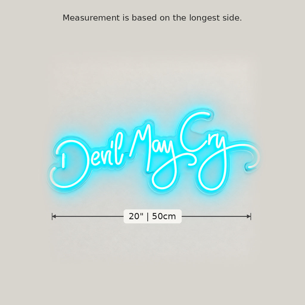 Devil May Cry Script LED Neon Sign image 5