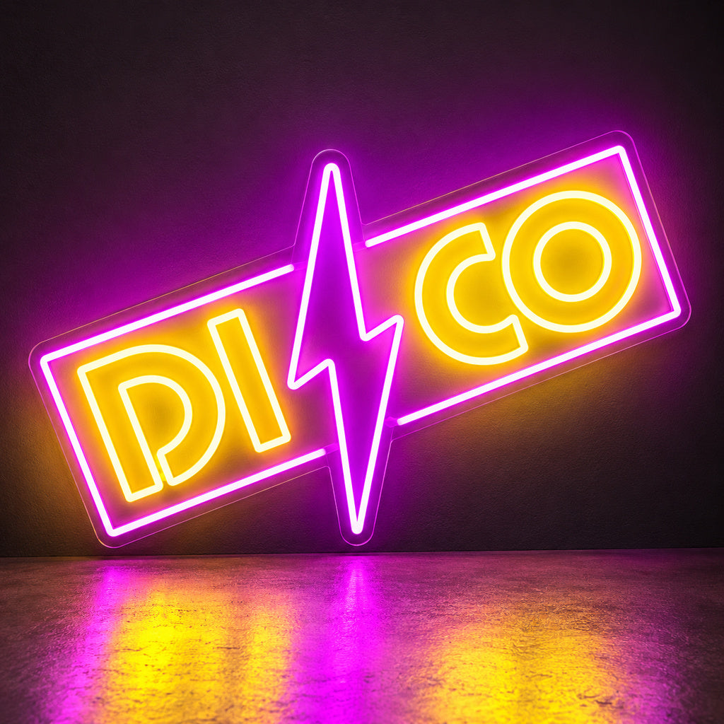 Disco Lightning LED Neon Sign image 1