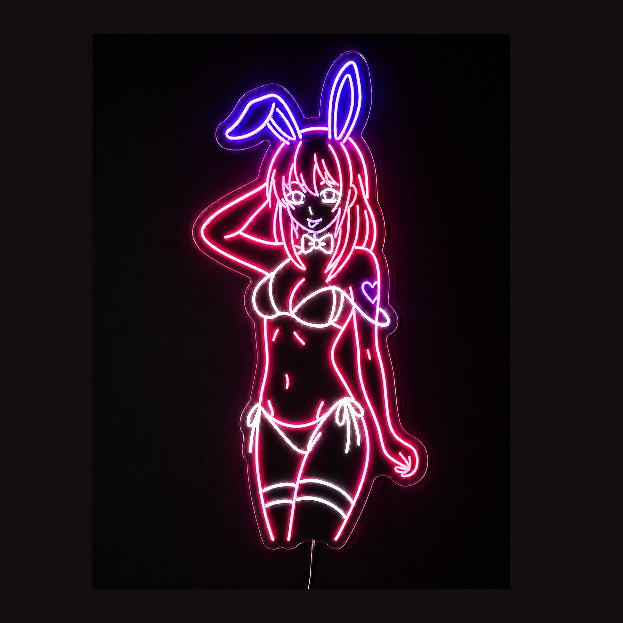 Bunny Girl Custom LED Neon Sign Large size