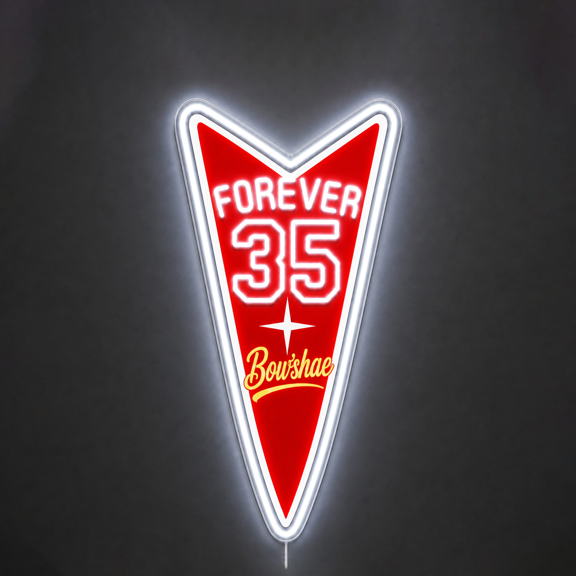 FOREVER 35 Bow'shae Custom LED Neon Sign