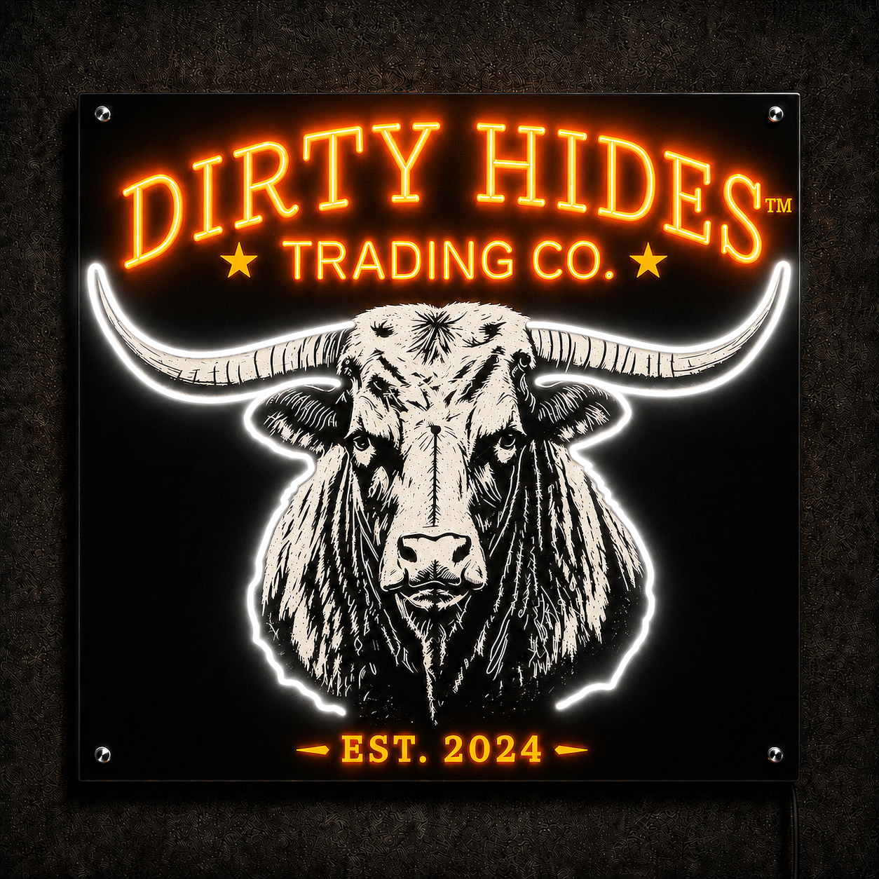 Dirty Hides Trading Co Custom LED Neon Sign