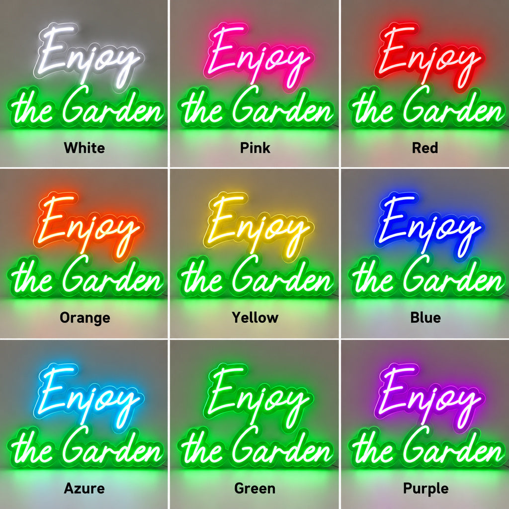 Enjoy The Garden LED Neon Sign image 4