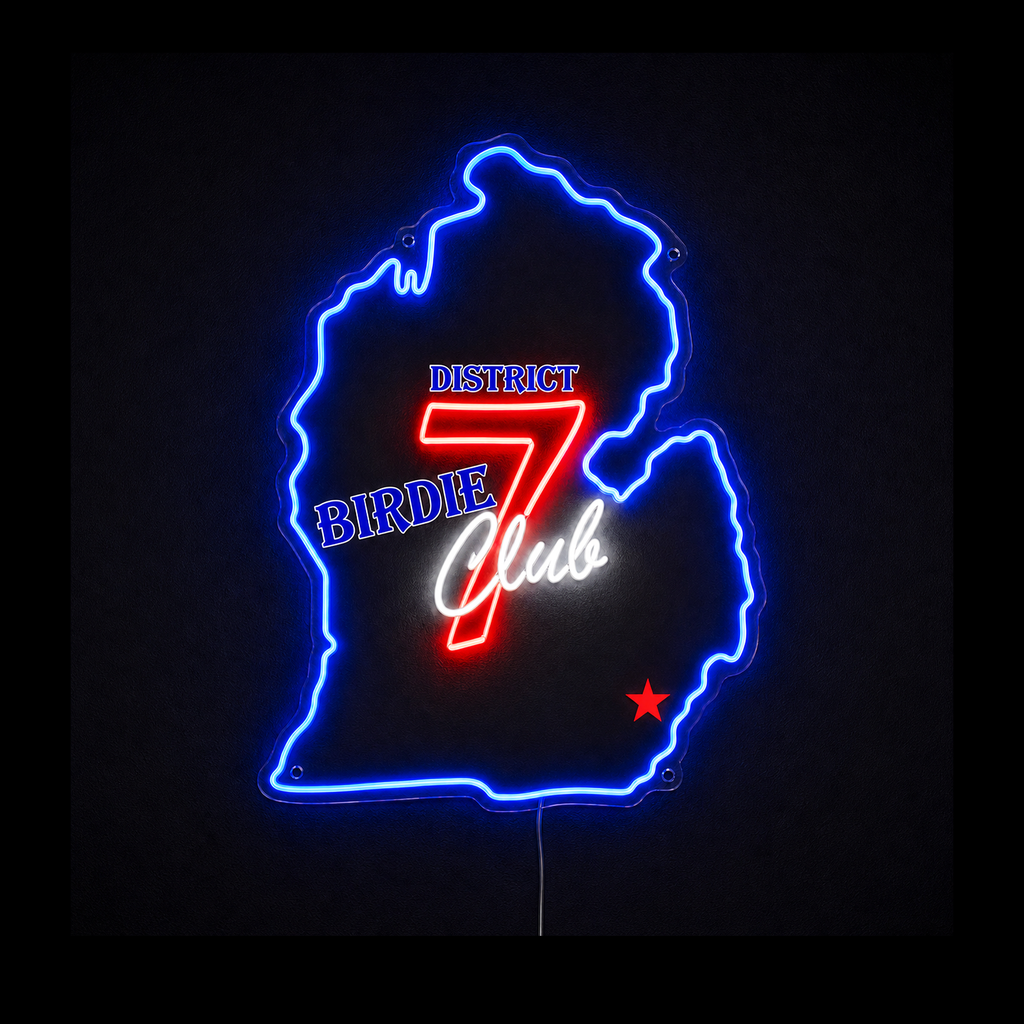 7 Club Custom LED Neon Sign