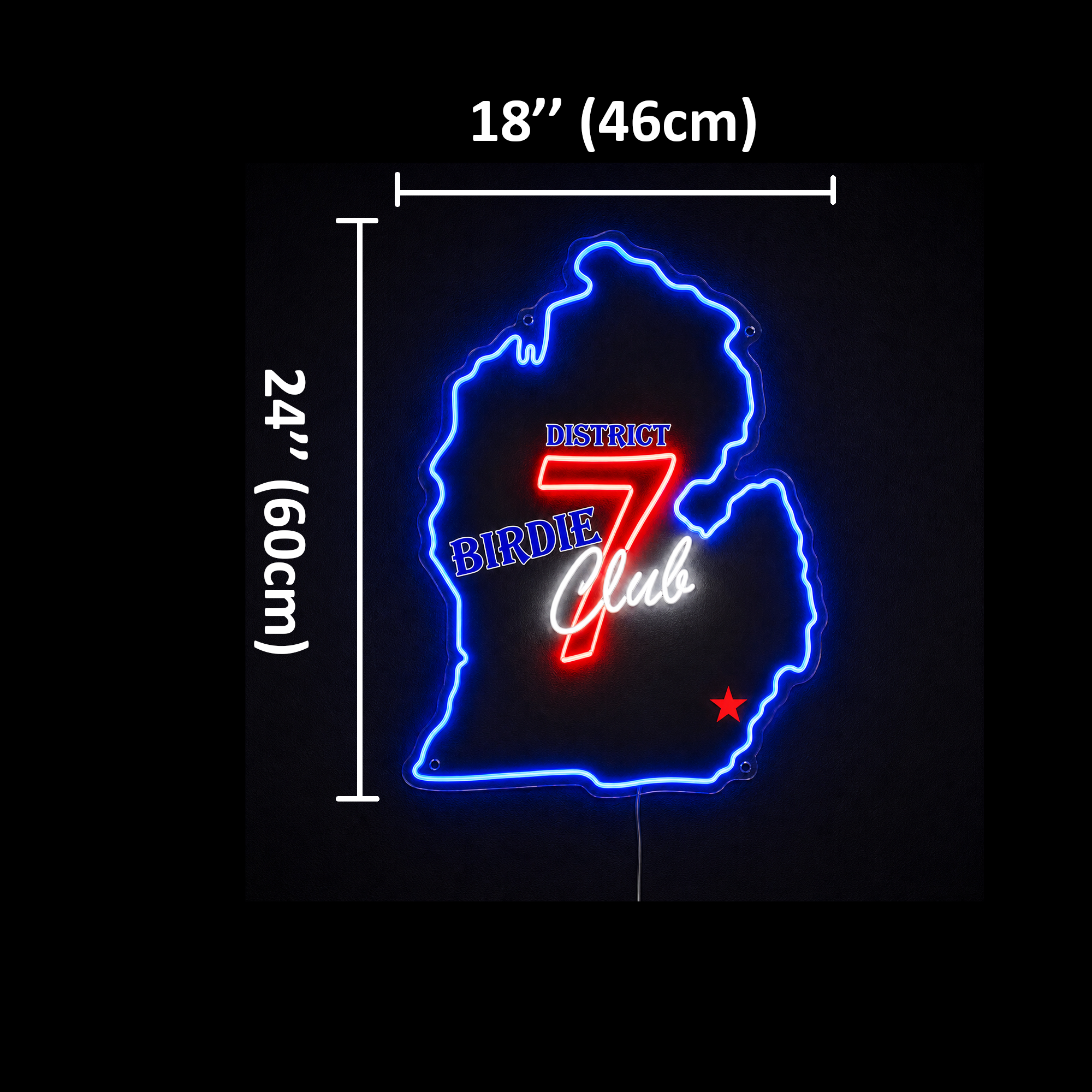 7 Club Custom LED Neon Sign