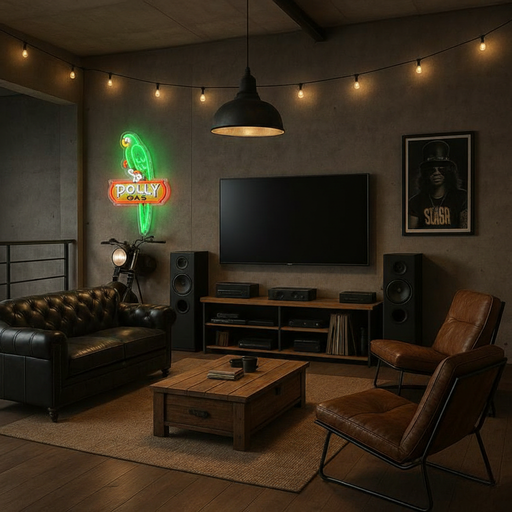 ShineNeon™ Retro Gas Station Parrot | Vintage Americana Garage Sign