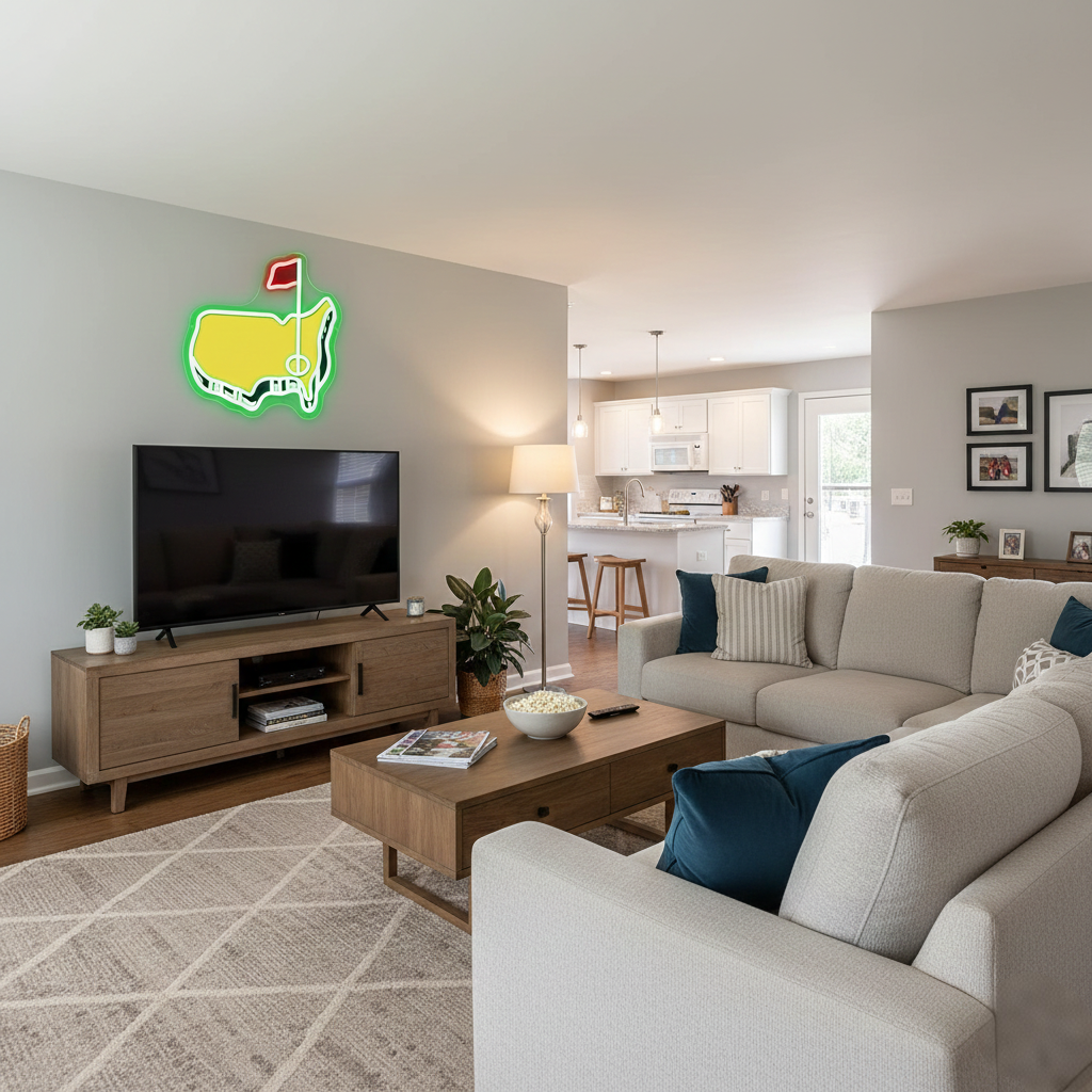 Golf USB LED Neon Sign for Bar Garage Man Cave and Gift