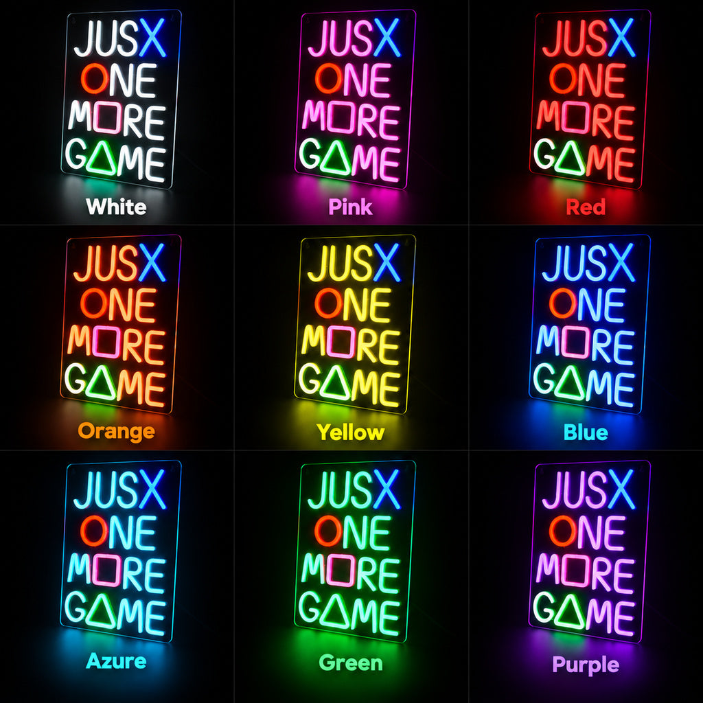 Just One More Game LED Neon Sign image 4