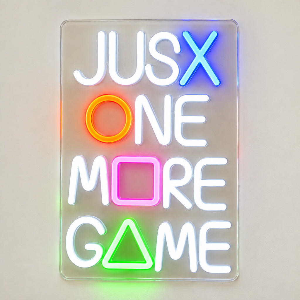 Just One More Game LED Neon Sign image 6