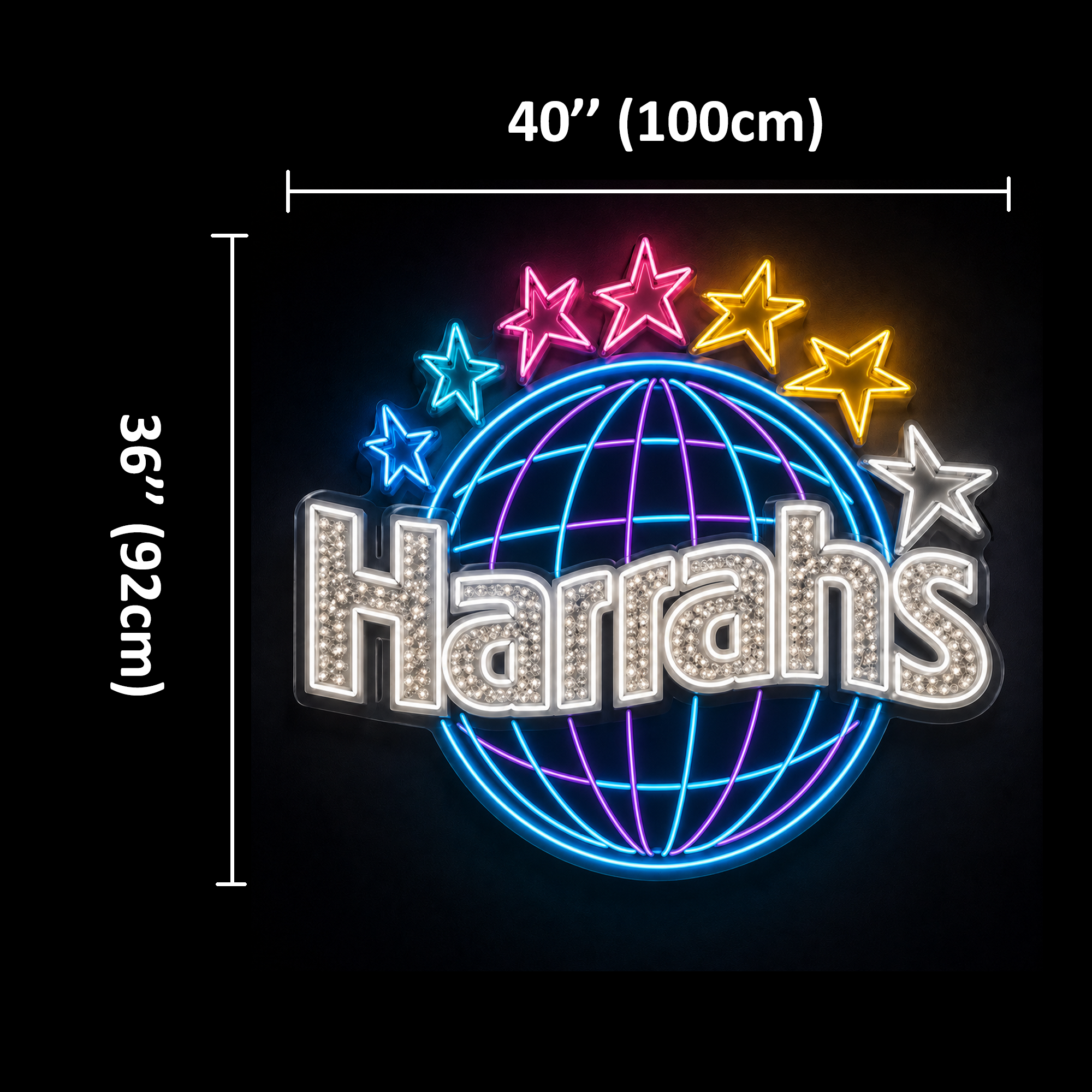 Harrah’s Custom LED Neon Sign