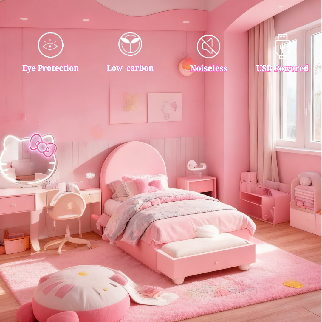 Kitty USB Neon Sign for Bedroom Christmas Gift and Wall Decor