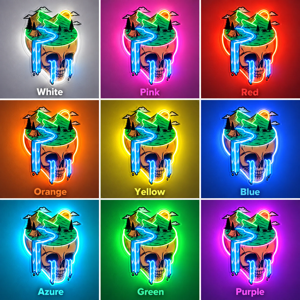 Landscape Skull LED Neon Sign image 4
