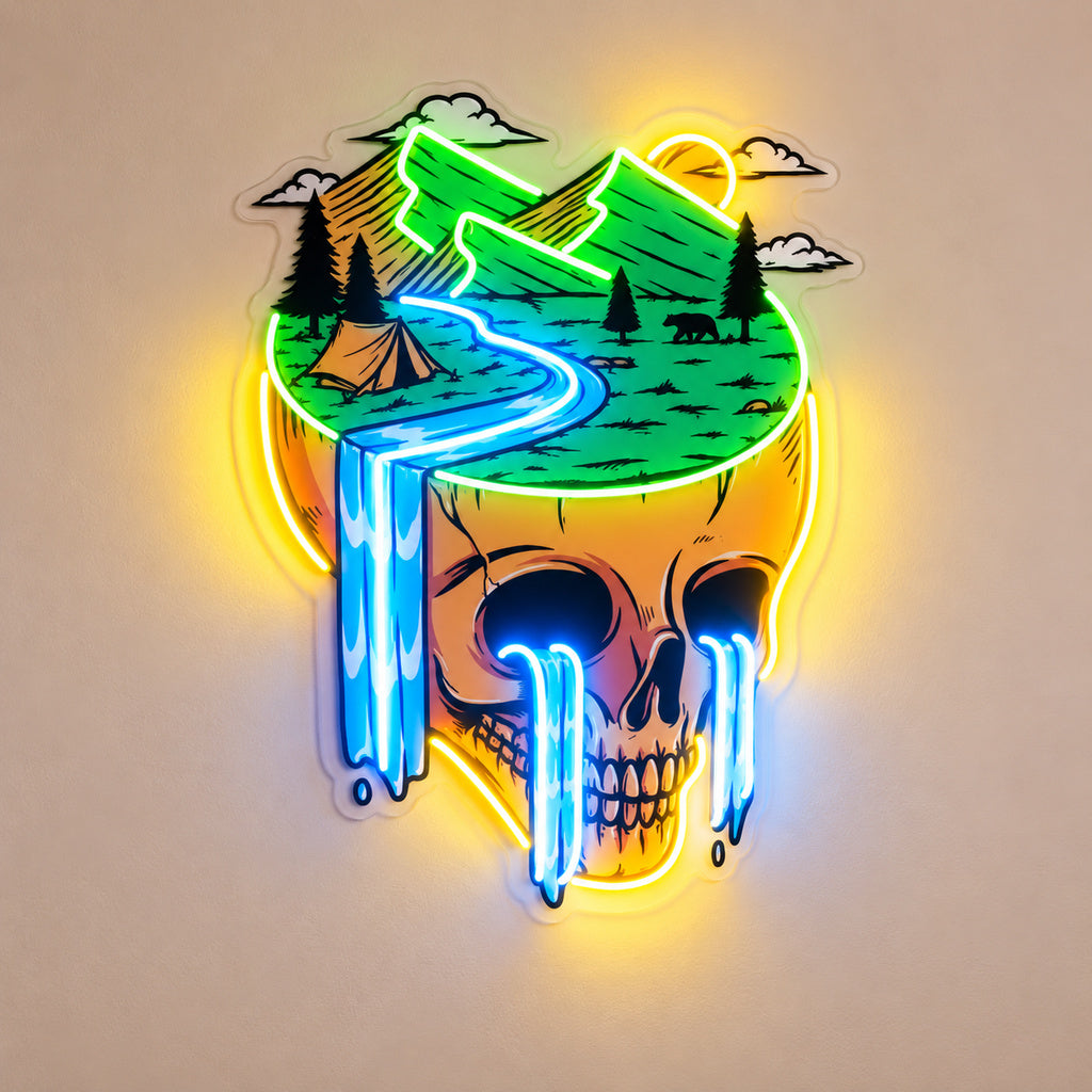 Landscape Skull LED Neon Sign image 6