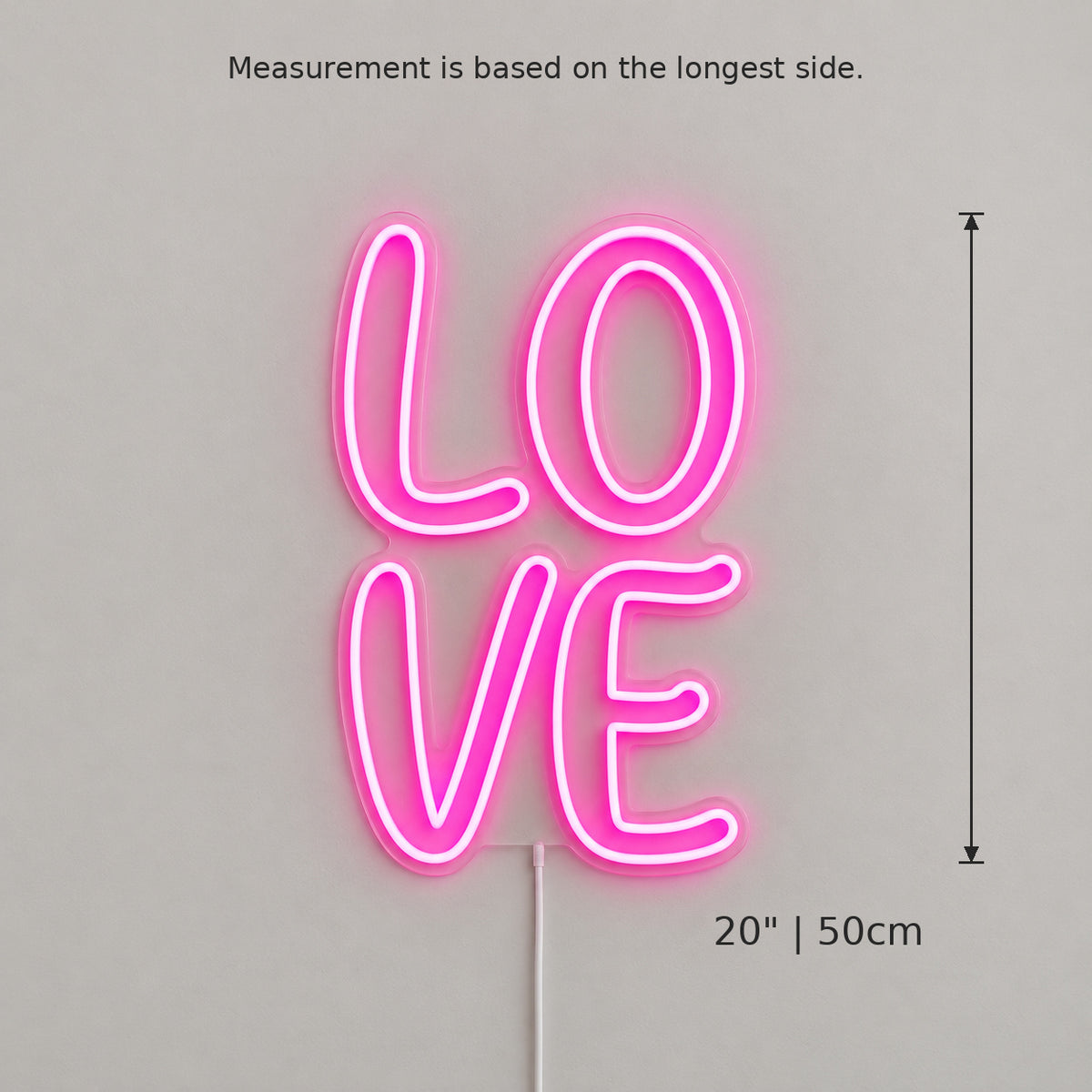Love Stacked Wall Decor LED Neon Sign — image 05