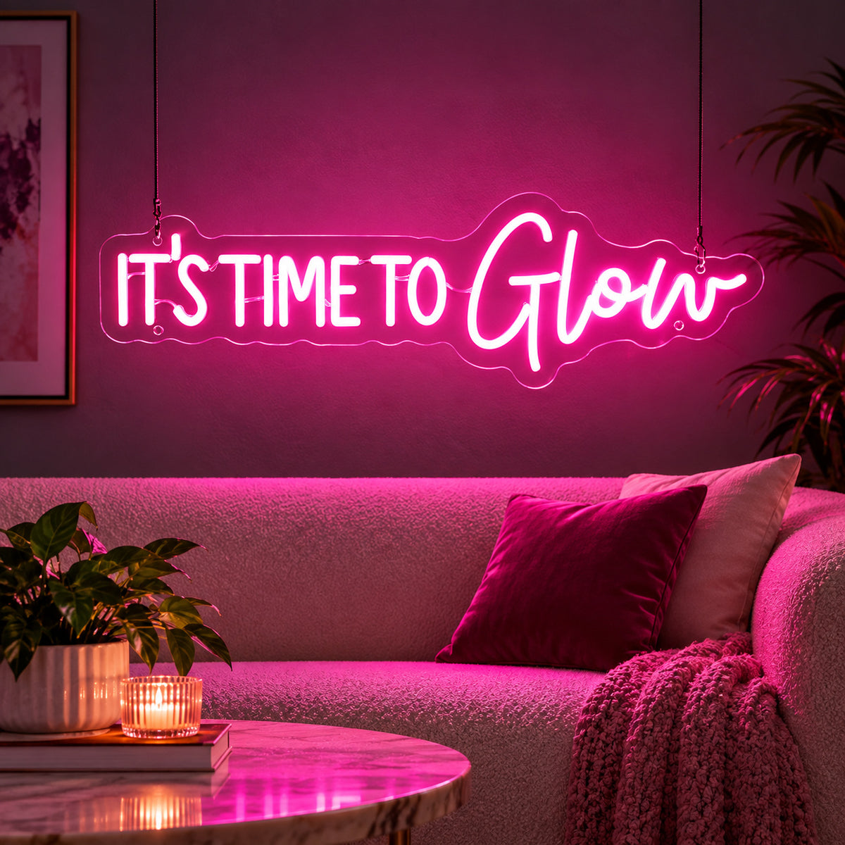 Its Time To Glow LED Neon Sign — image 01
