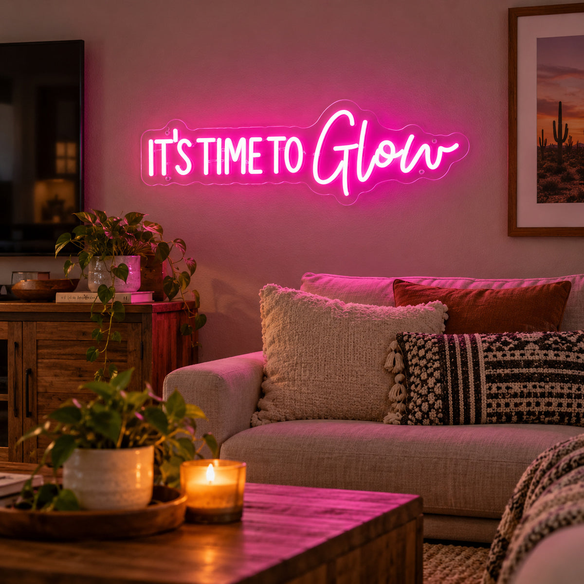 Its Time To Glow LED Neon Sign — image 03
