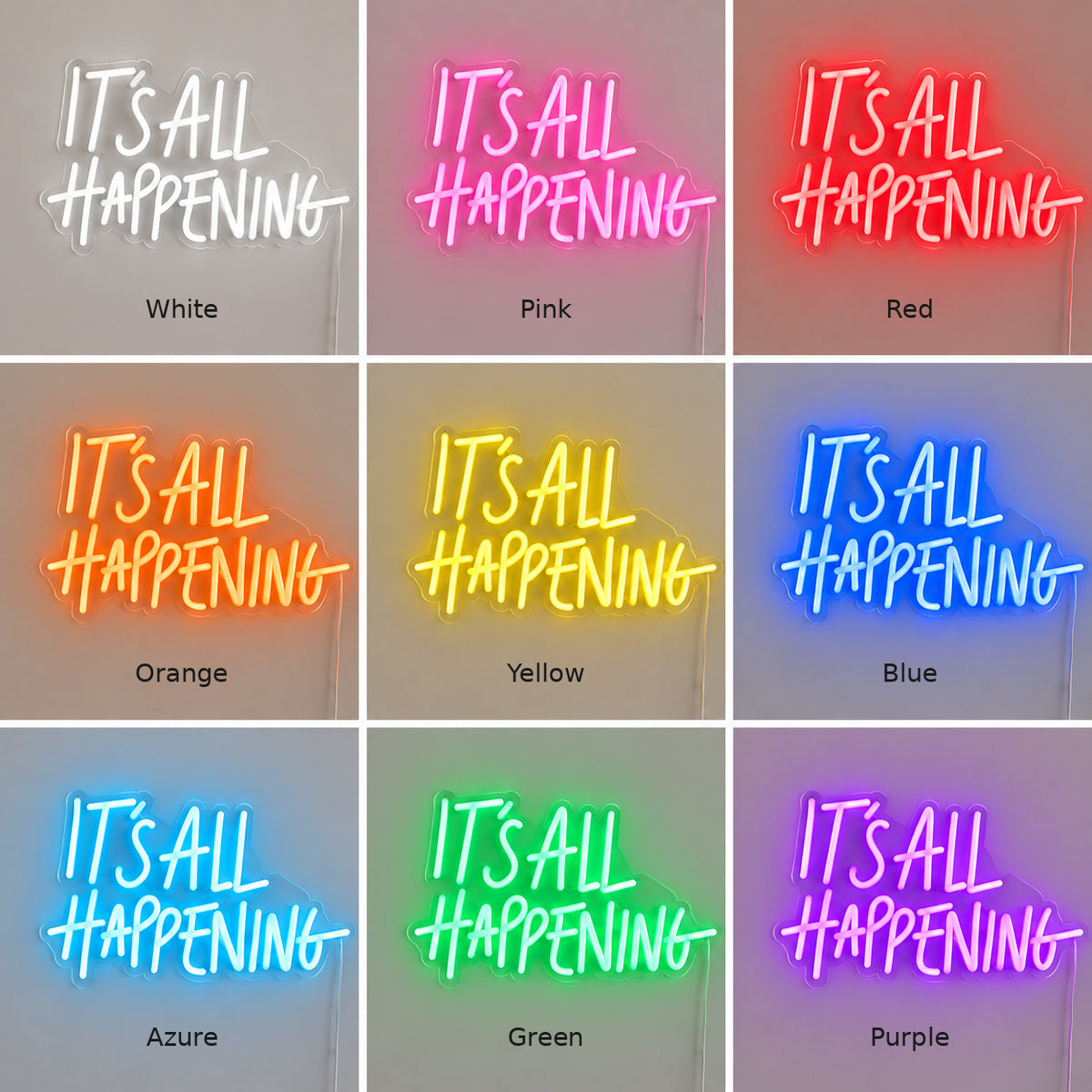 Its All Happening LED Neon Sign — image 04