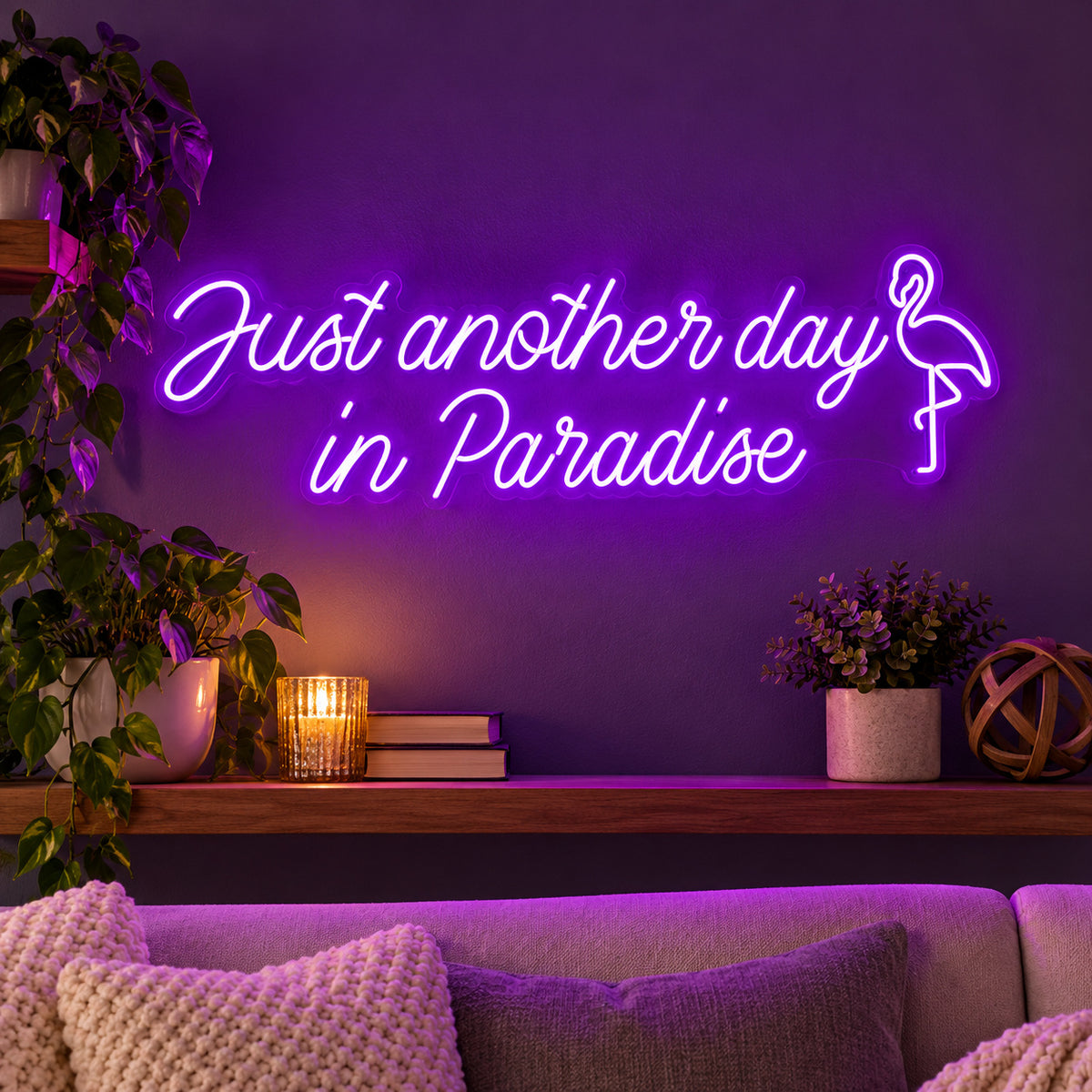 Just Another Day In Paradise LED Neon Sign — image 01