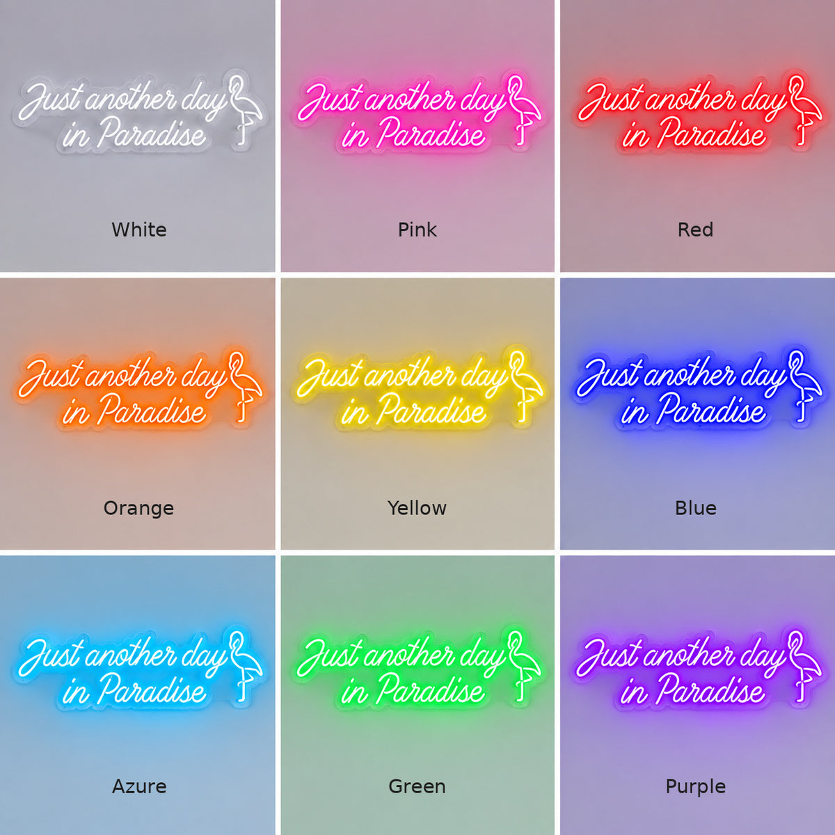 Just Another Day In Paradise LED Neon Sign — image 04