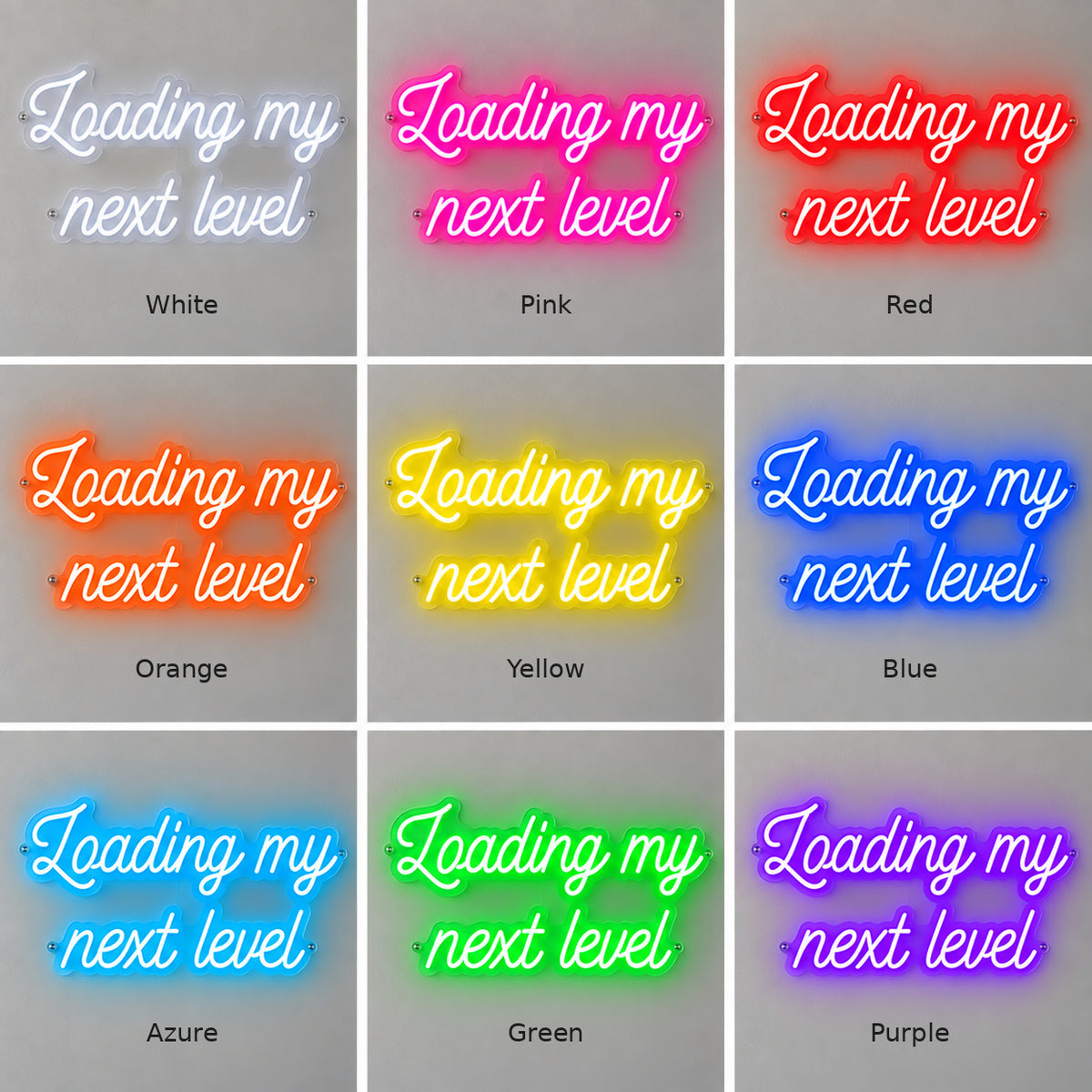 Loading My Next Level LED Neon Sign — image 04