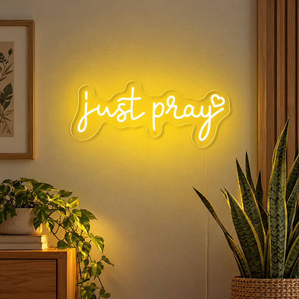 Just Pray LED Neon Sign — image 01