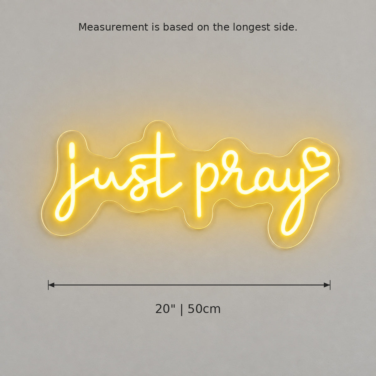 Just Pray LED Neon Sign — image 05