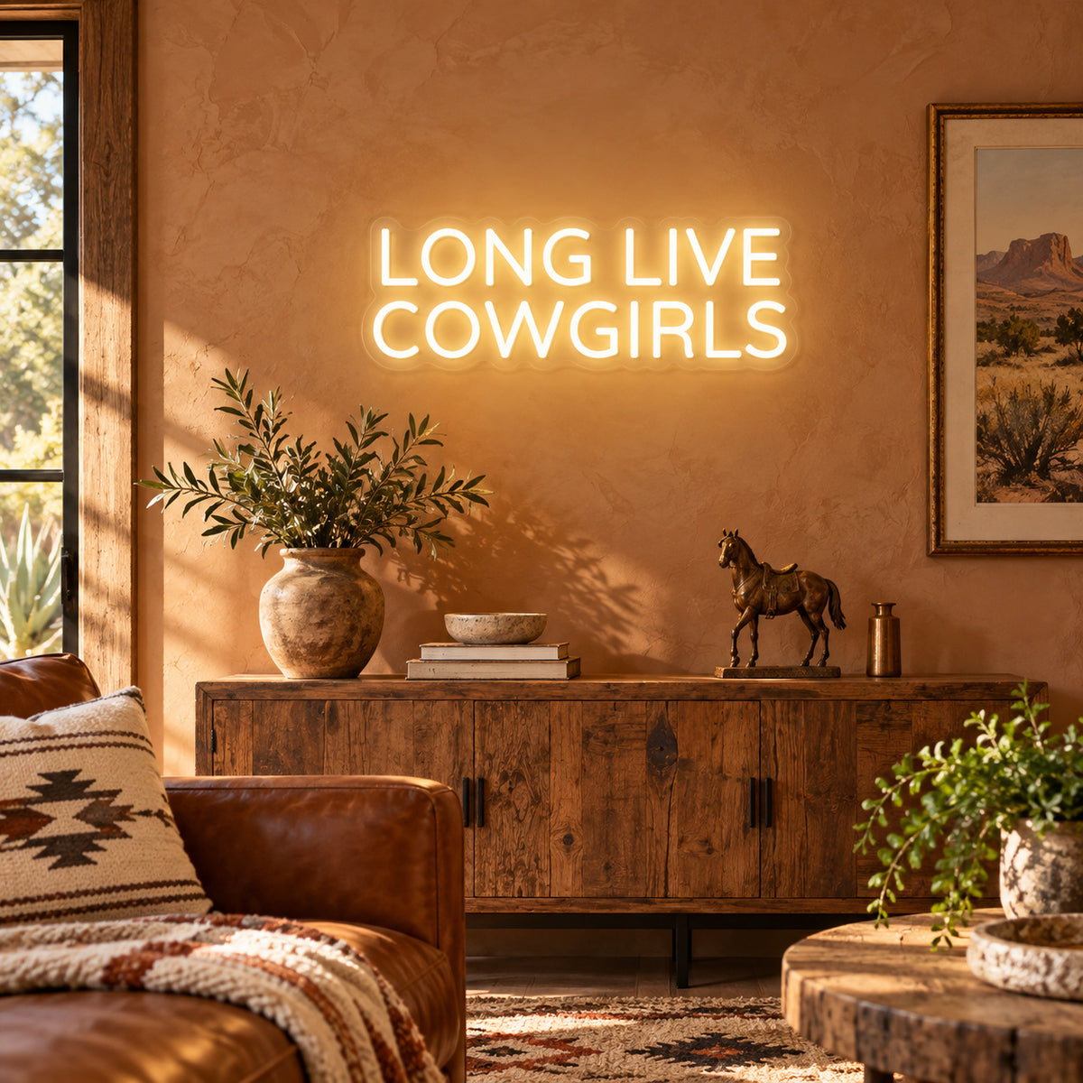 Long Live Cowgirls LED Neon Sign — image 01