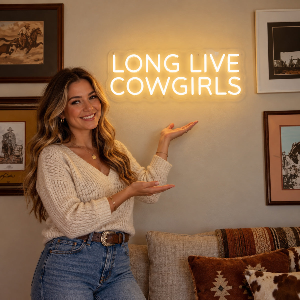 Long Live Cowgirls LED Neon Sign — image 02