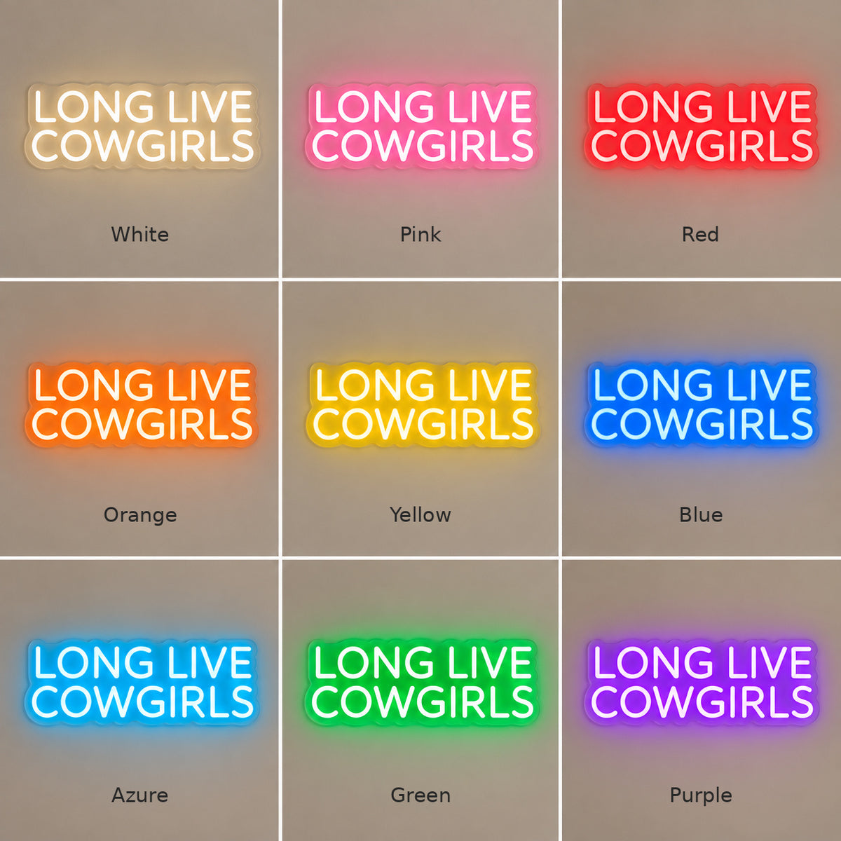 Long Live Cowgirls LED Neon Sign — image 04