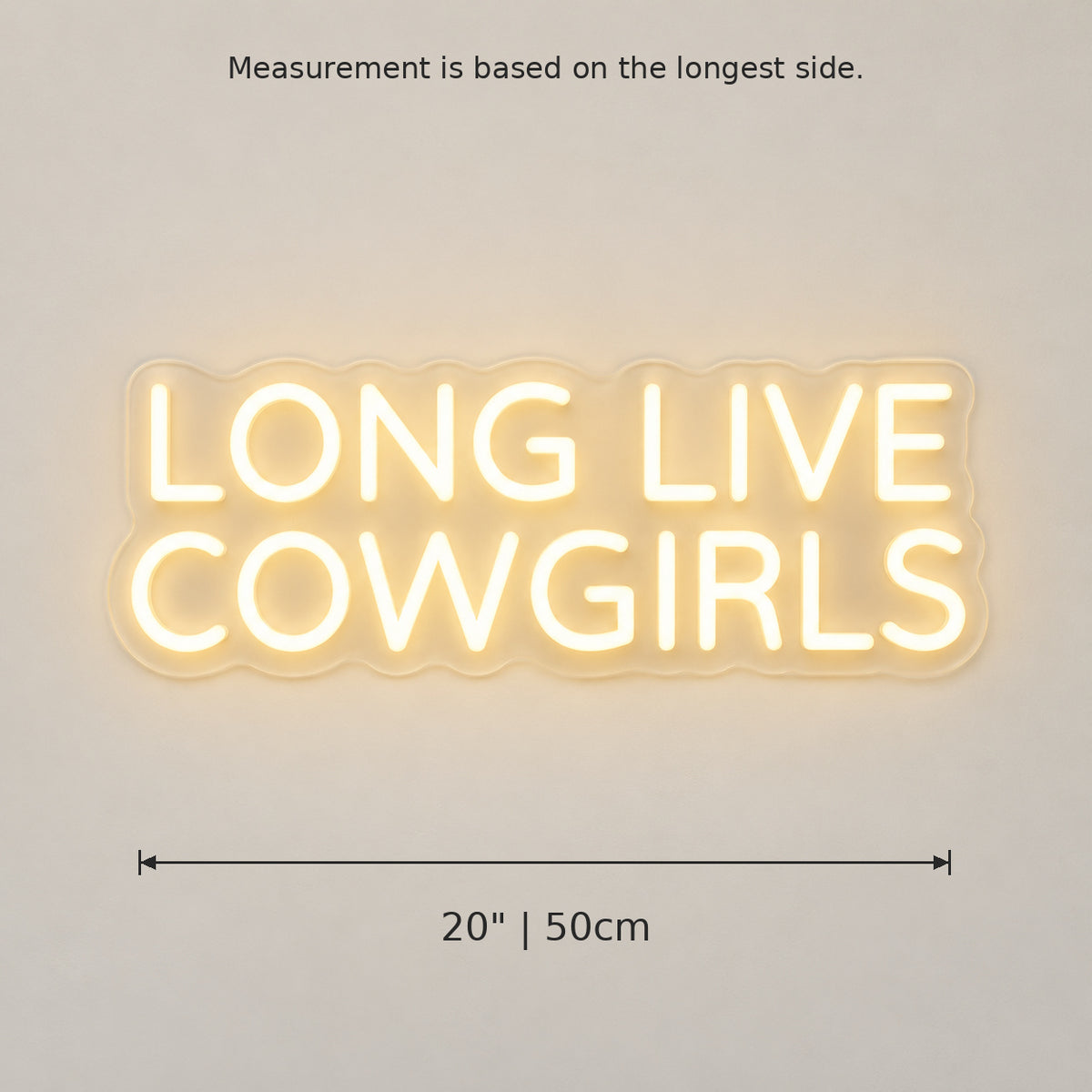 Long Live Cowgirls LED Neon Sign — image 05