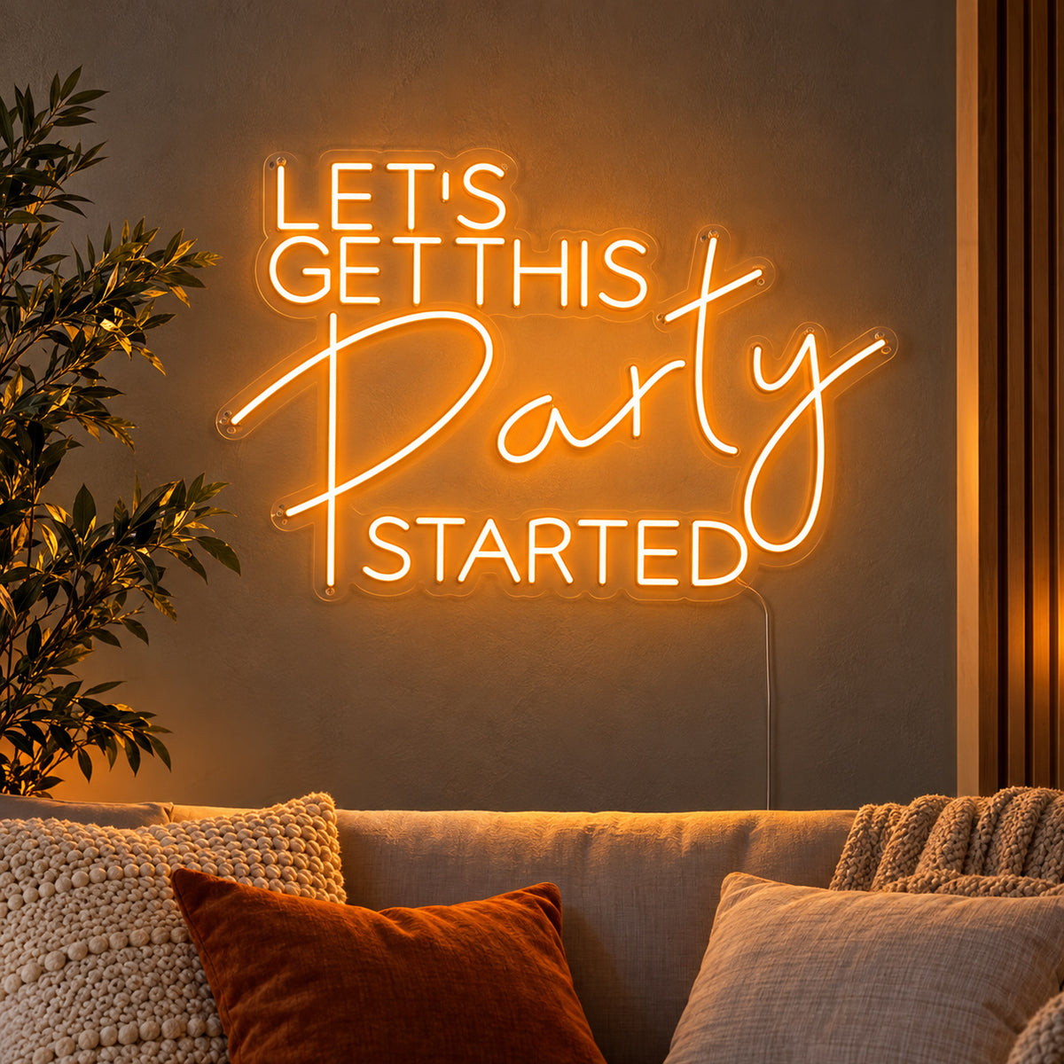 Lets Get This Party Started LED Neon Sign — image 01