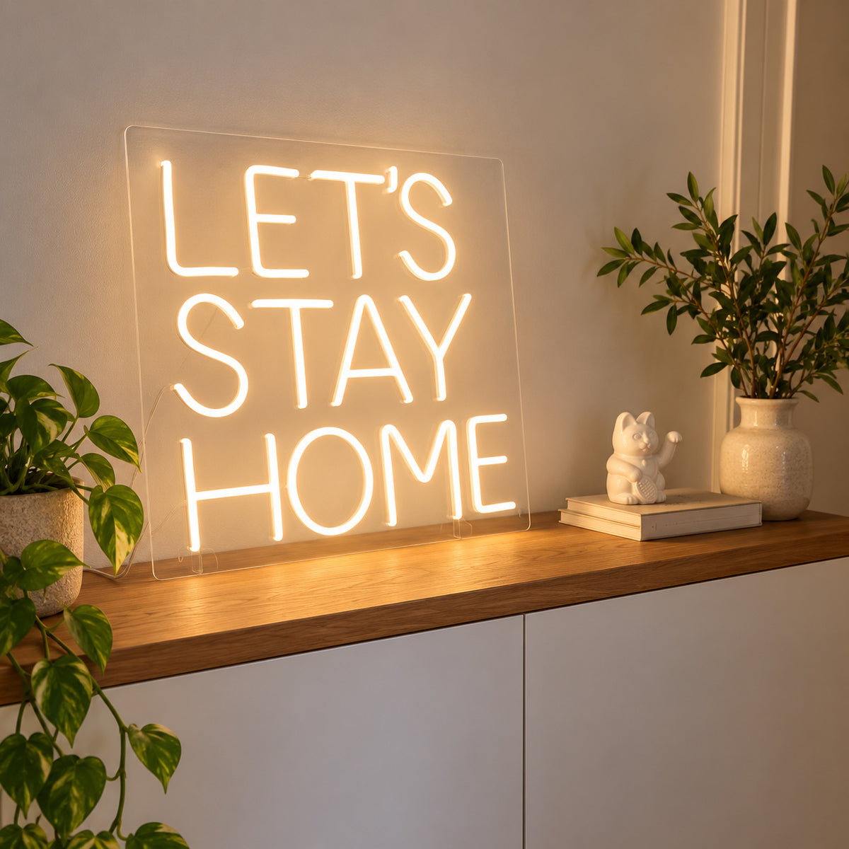 Lets Stay Home LED Neon Sign — image 01
