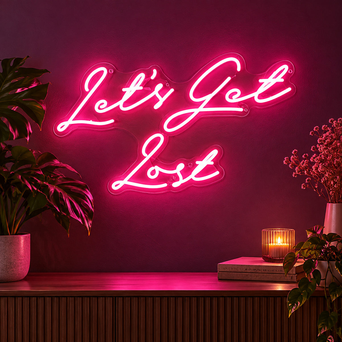 Lets Get Lost LED Neon Sign — image 01