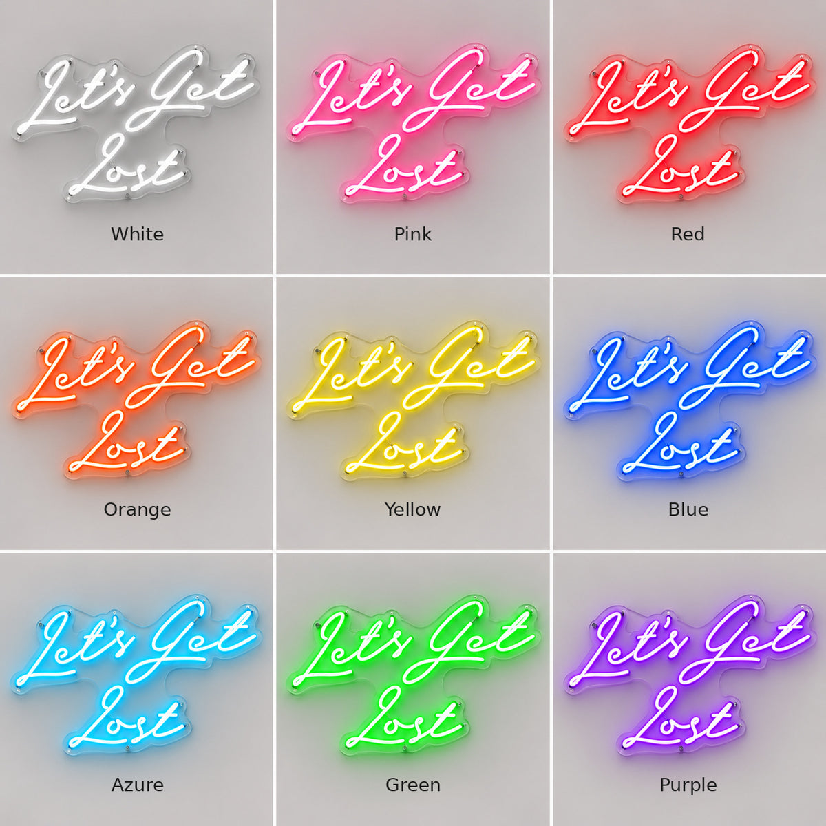 Lets Get Lost LED Neon Sign — image 04
