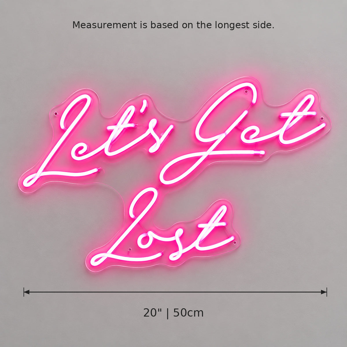 Lets Get Lost LED Neon Sign — image 05