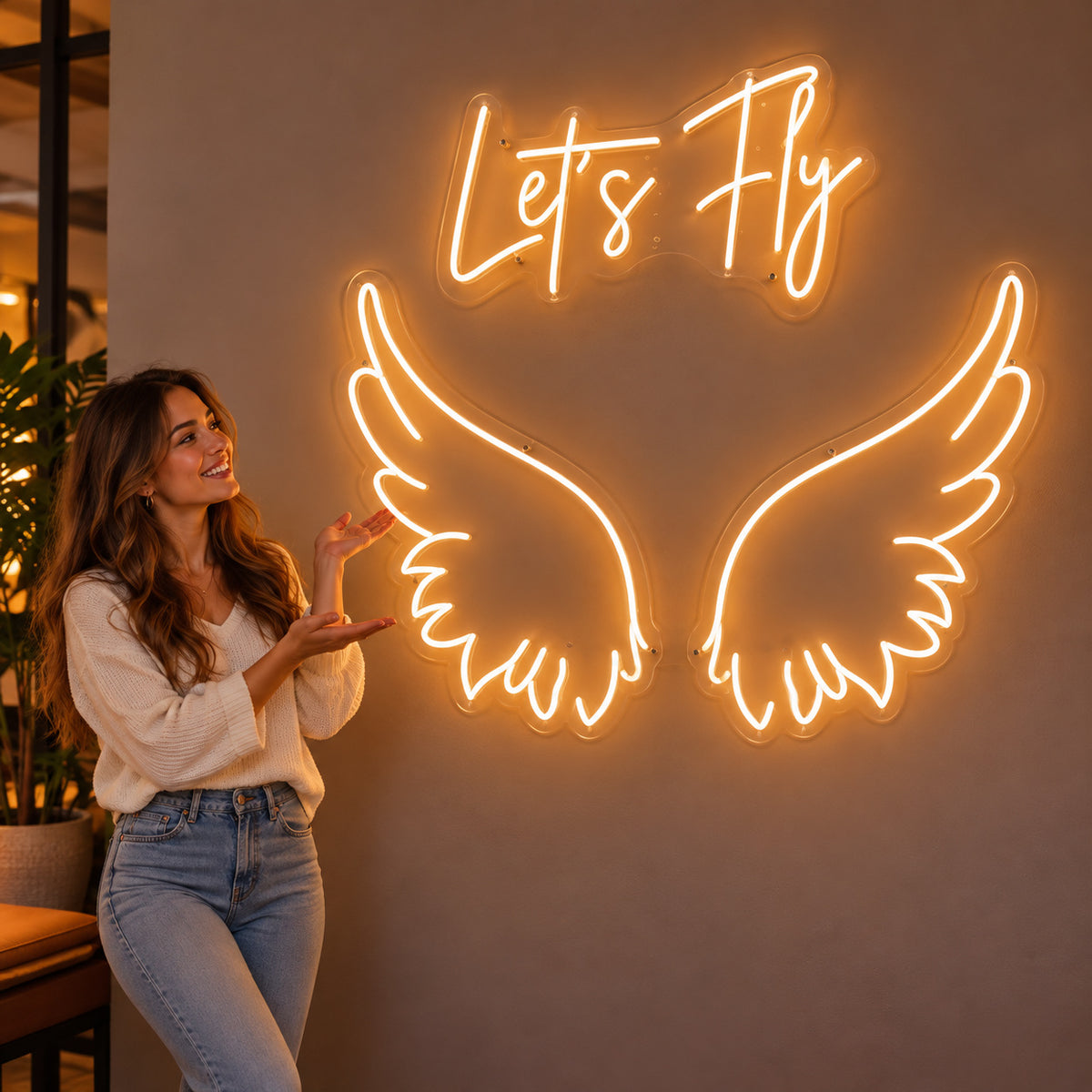 Lets Fly LED Neon Sign — image 02