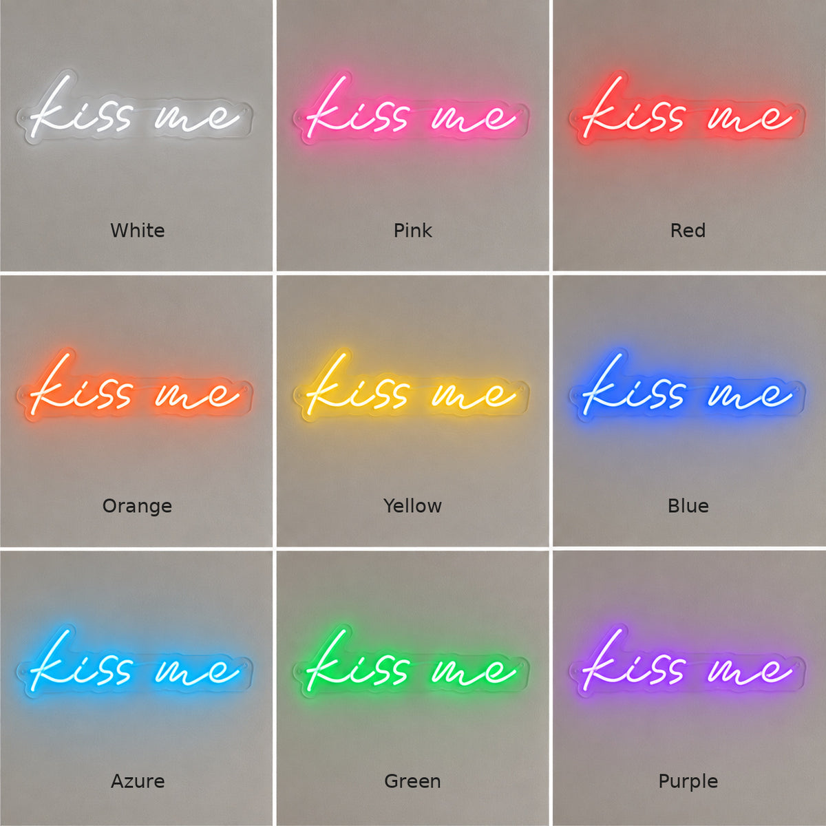 Kiss Me LED Neon Sign — image 04