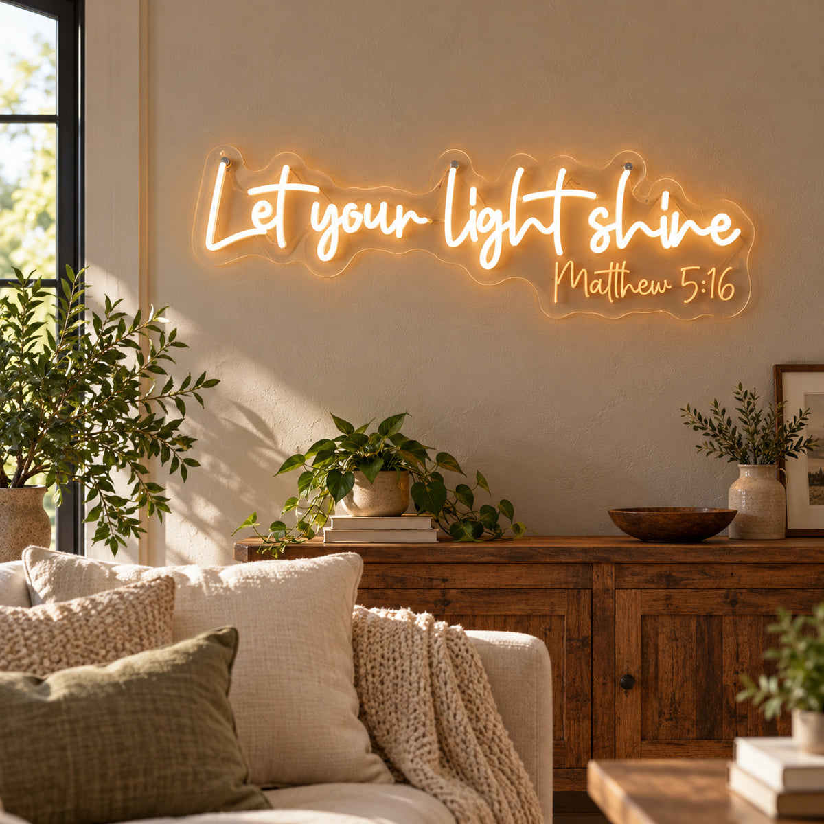 Let Your Light Shine LED Neon Sign — image 03