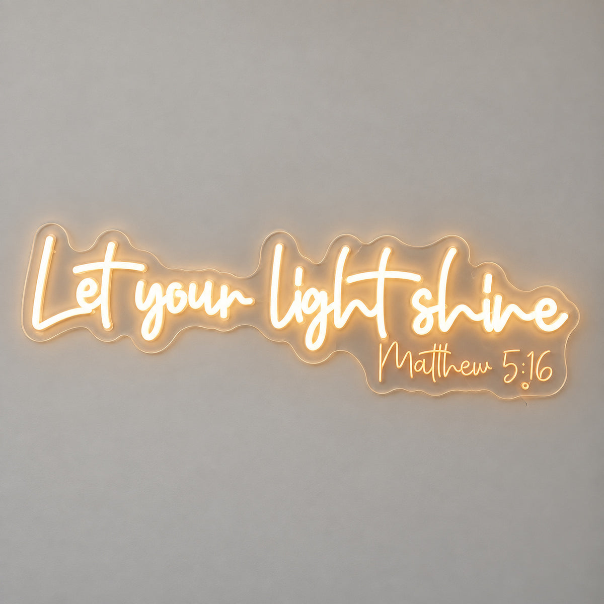 Let Your Light Shine LED Neon Sign — image 06
