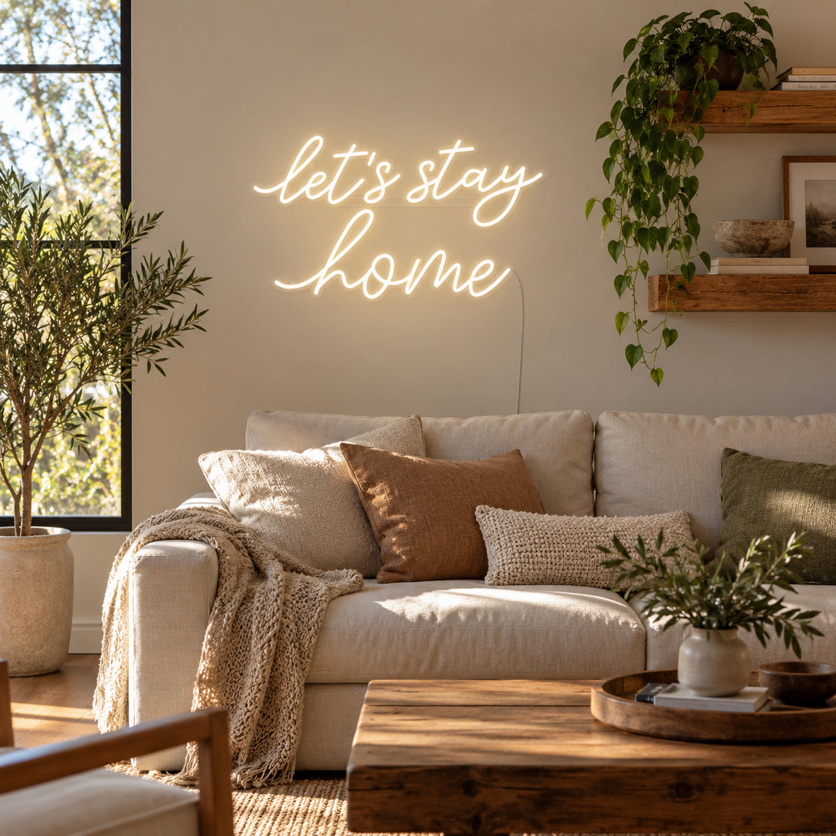 Lets Stay Home Style 048 LED Neon Sign — image 03