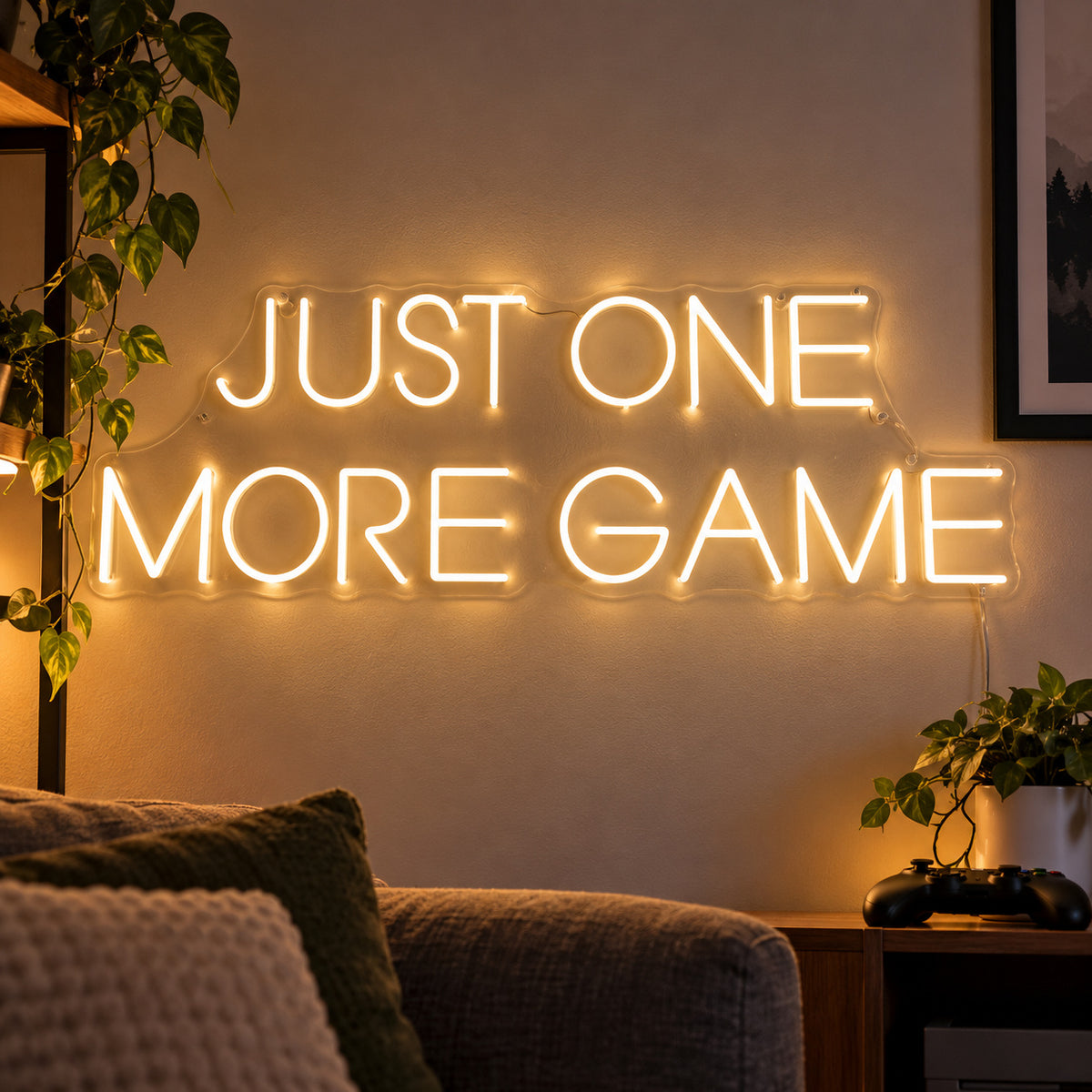 Just One More Game LED Neon Sign — image 01