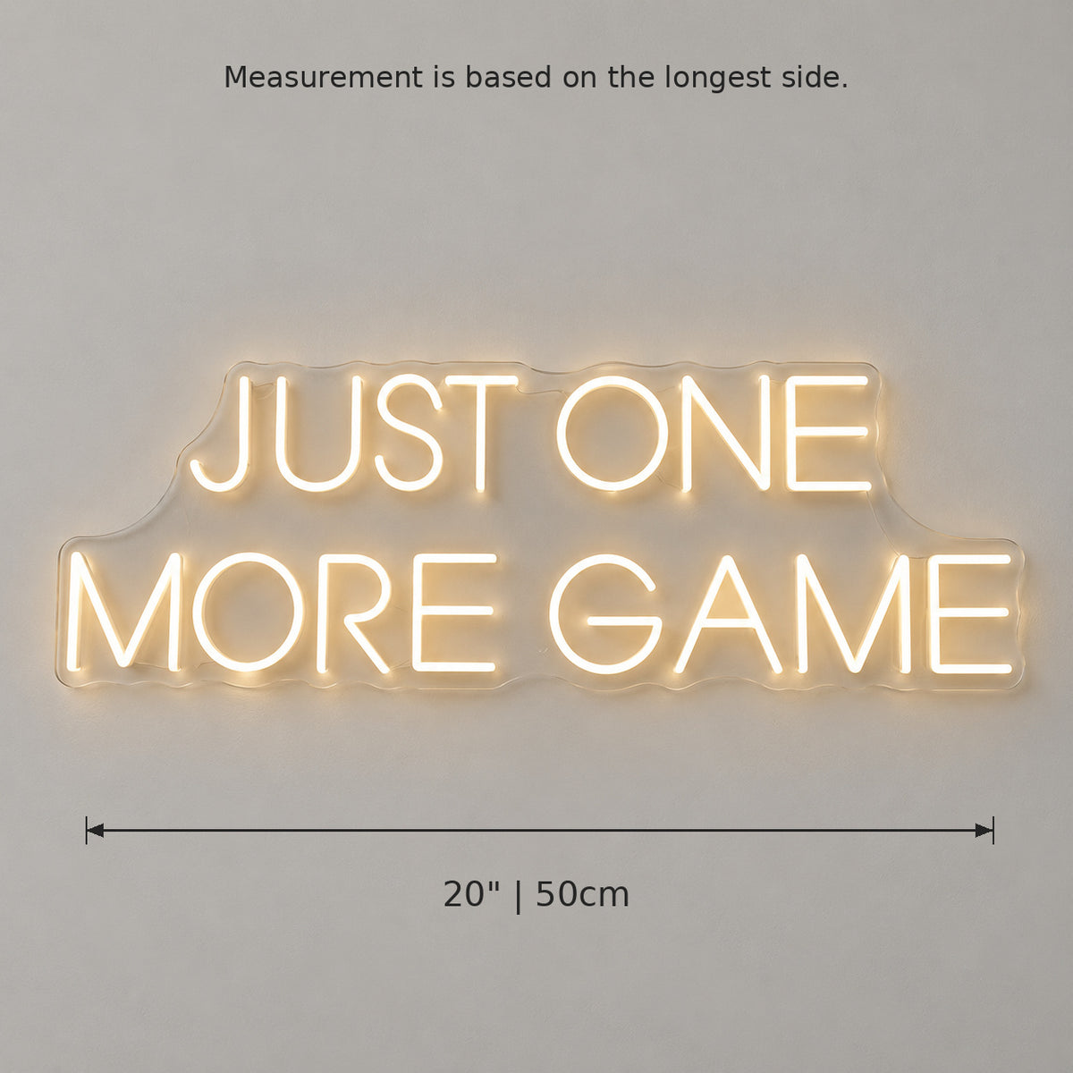 Just One More Game LED Neon Sign — image 05