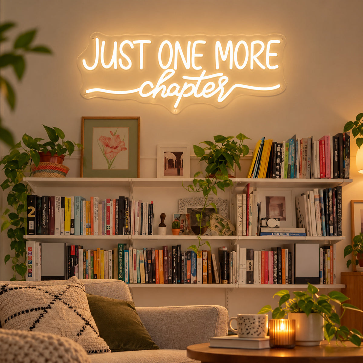 Just One More Chapter LED Neon Sign — image 01